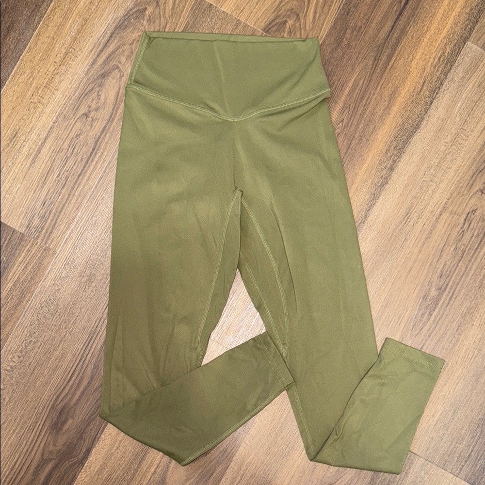 Vitality Balance Athletica: Olive Green High-Waisted Leggings